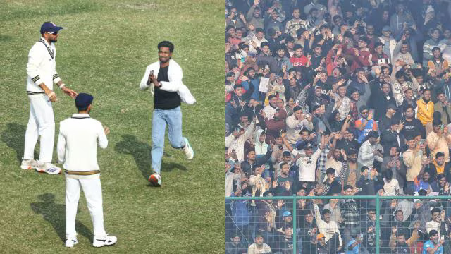 Virat Kohli frenzy in Delhi: 12,000 fans land at Kotla for Ranji Trophy tie; pitch invader, ‘RCB, Kohli’ chants, add to the mania