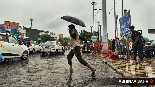Heavy rain, thunderstorms in Delhi bring respite from heat; IMD sounds alert, flight ops hit